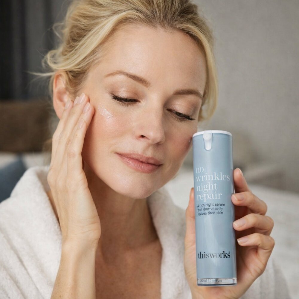 This Works No Wrinkles Night Repair Serum 1oz 30mL NIB Anti Aging UK Skincare